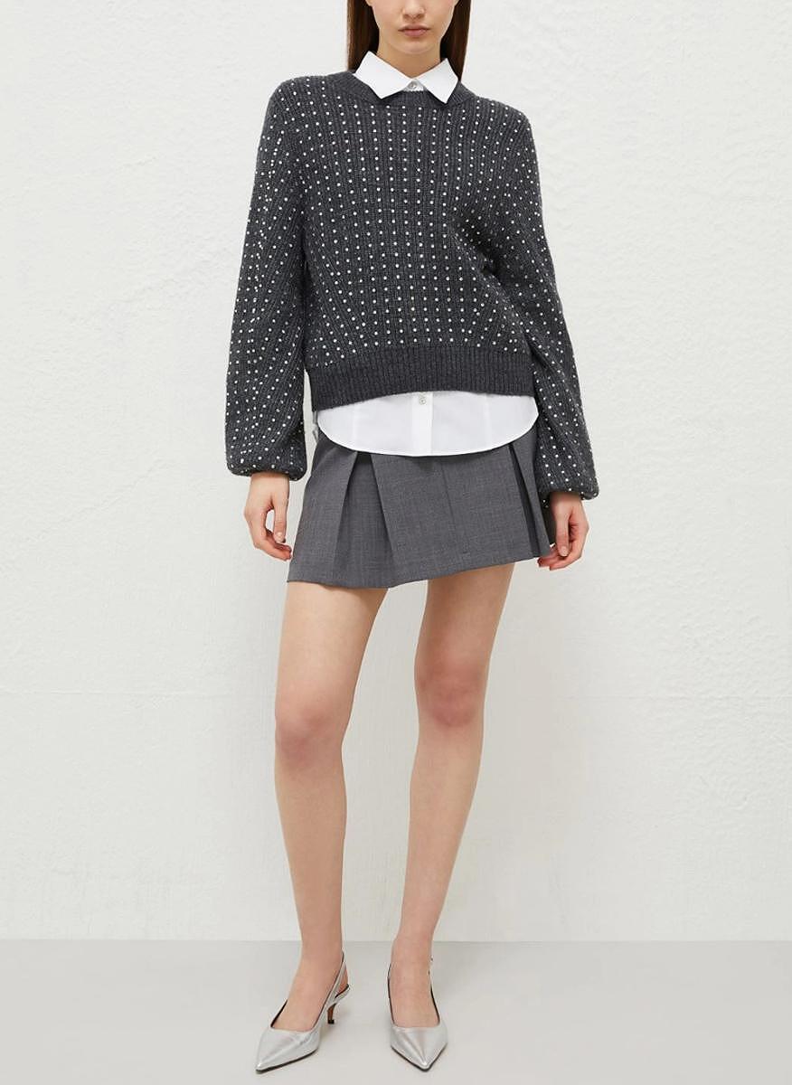 Риза от памучен поплин Marella Perseo