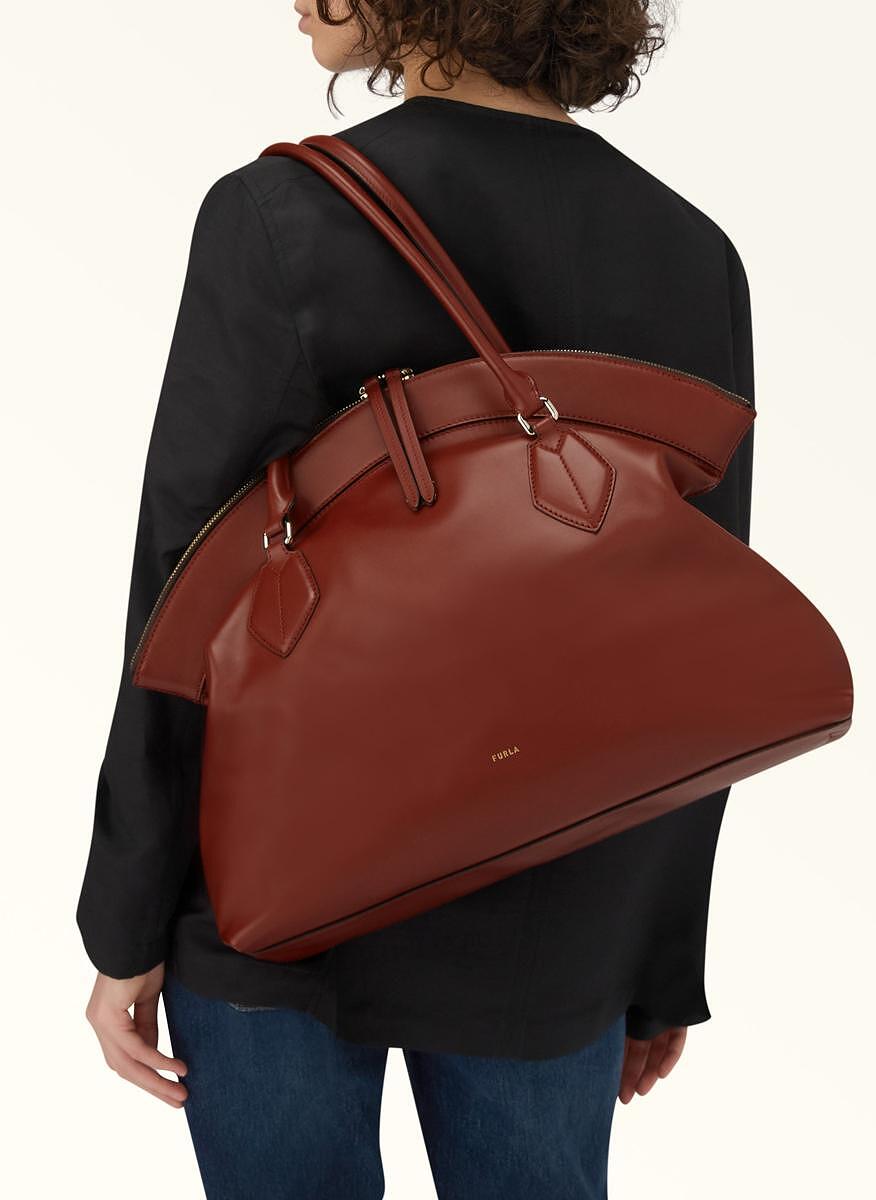 Чанта Furla Erica Rosso Mattone