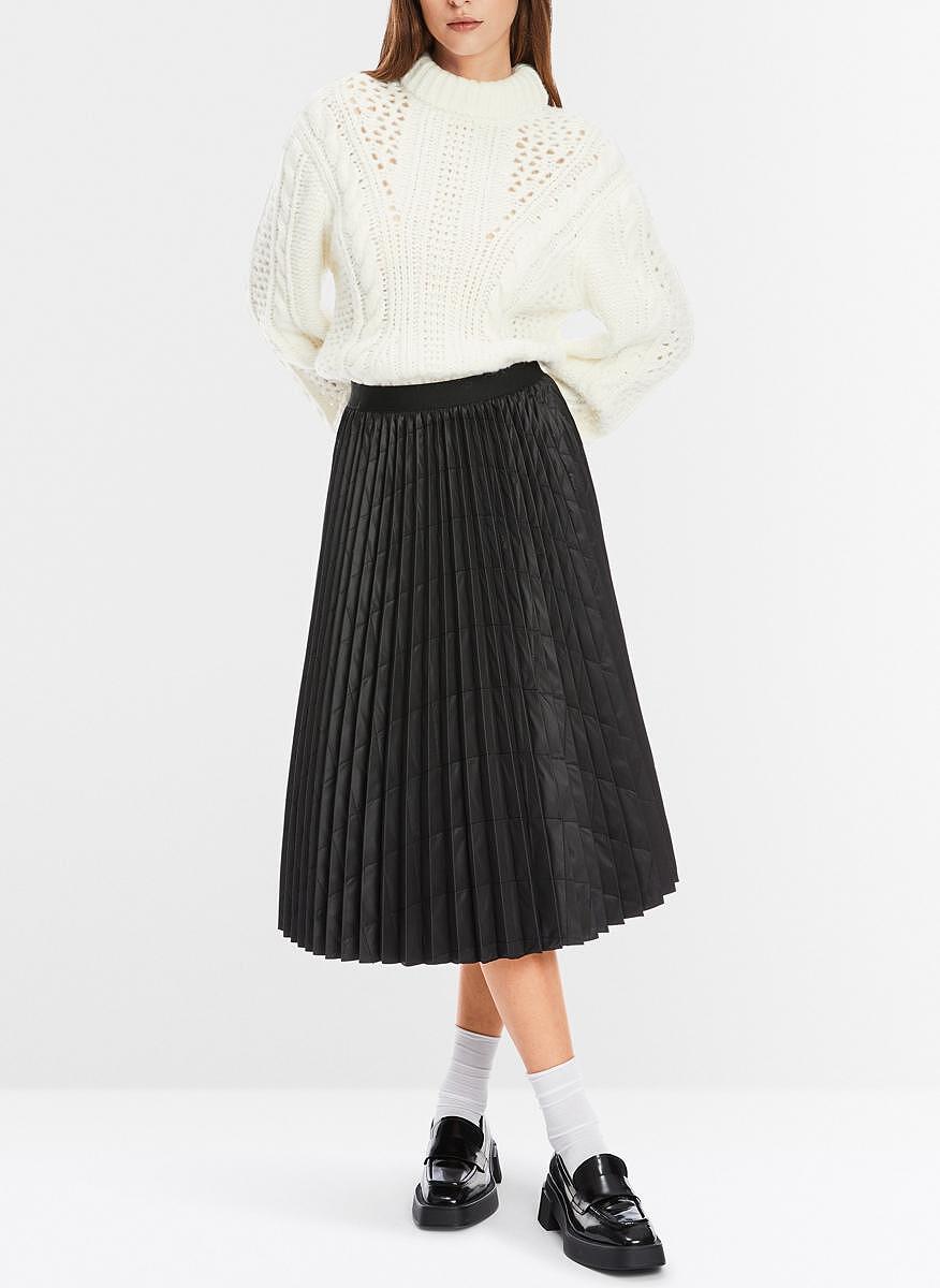 Пуловер с алпака 'Cable and lace' Marc Cain Collections