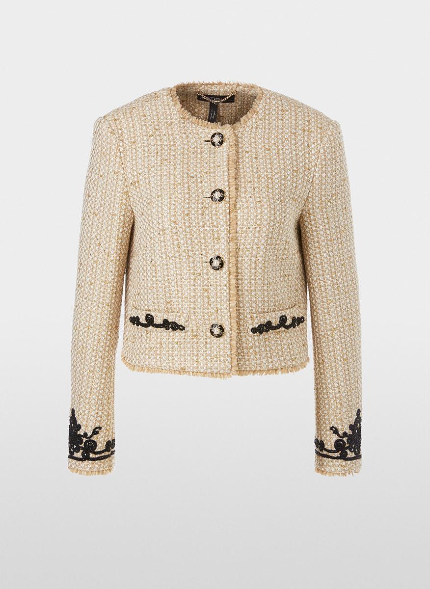 Късо сако с бродерия 'Must-have' Marc Cain Glam