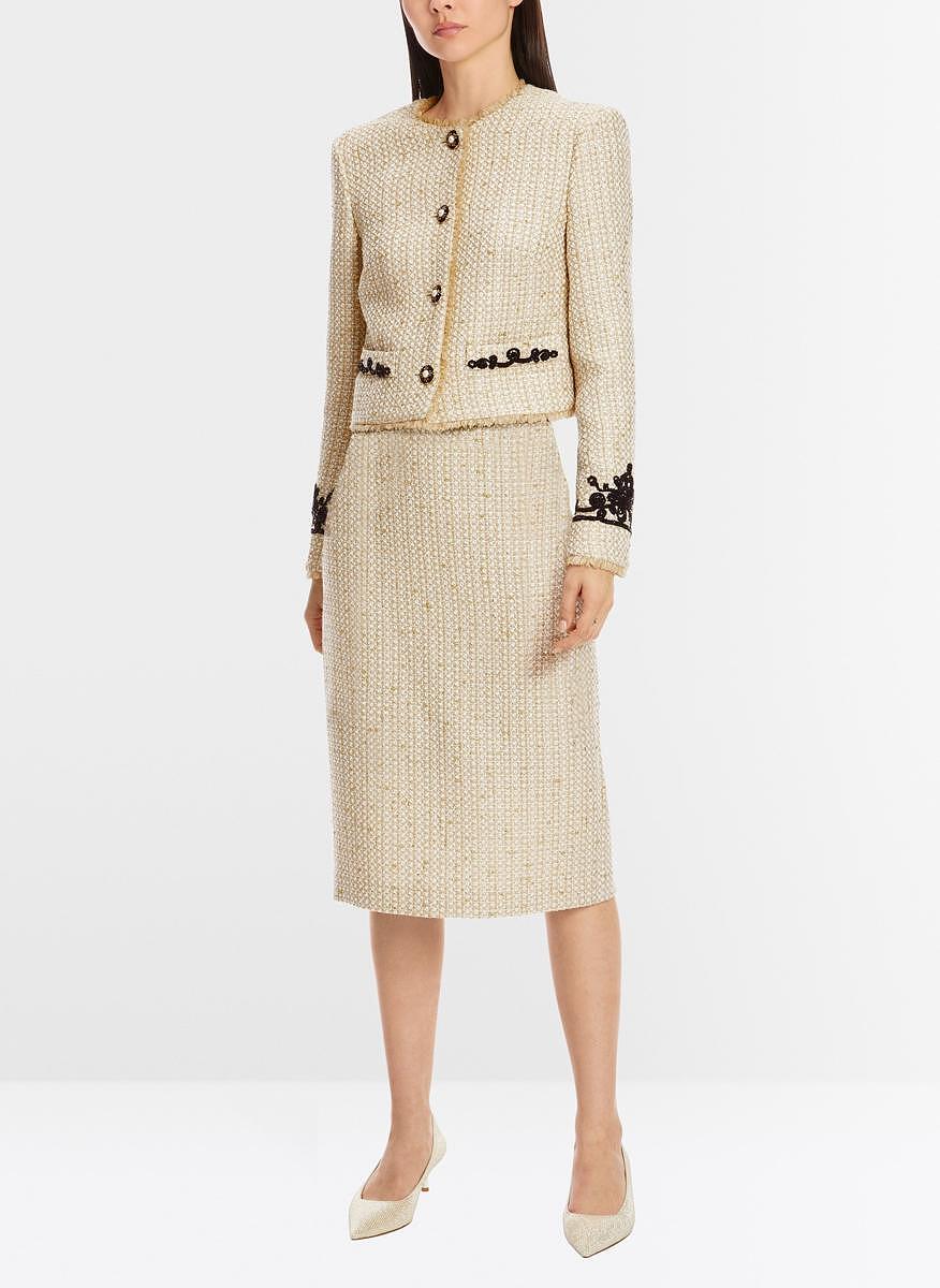 Късо сако с бродерия 'Must-have' Marc Cain Glam