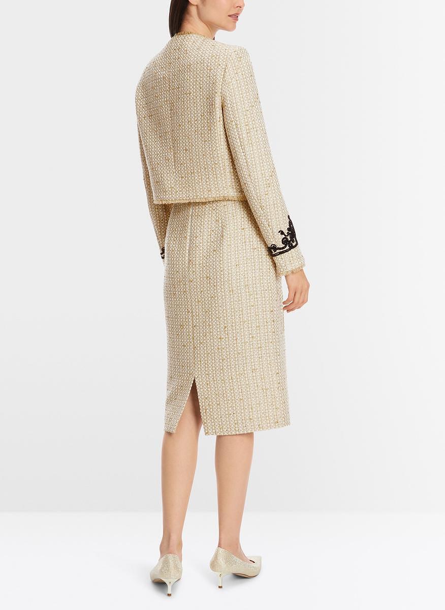 Късо сако с бродерия 'Must-have' Marc Cain Glam