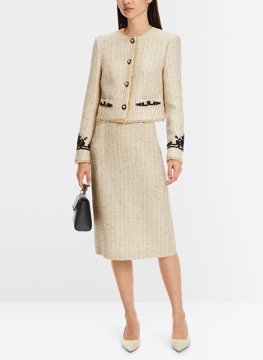 Късо сако с бродерия 'Must-have' Marc Cain Glam