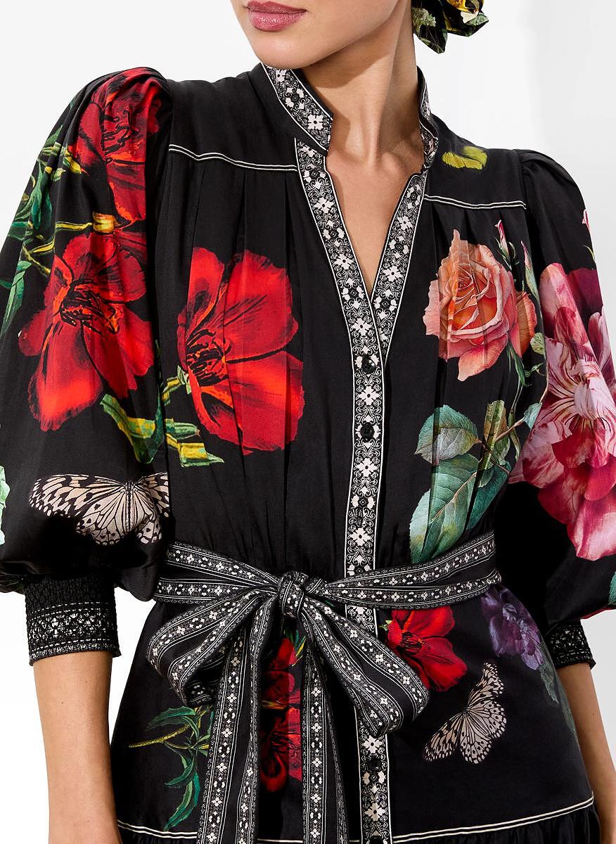 Рокля с принт 'Cora' Alice + Olivia