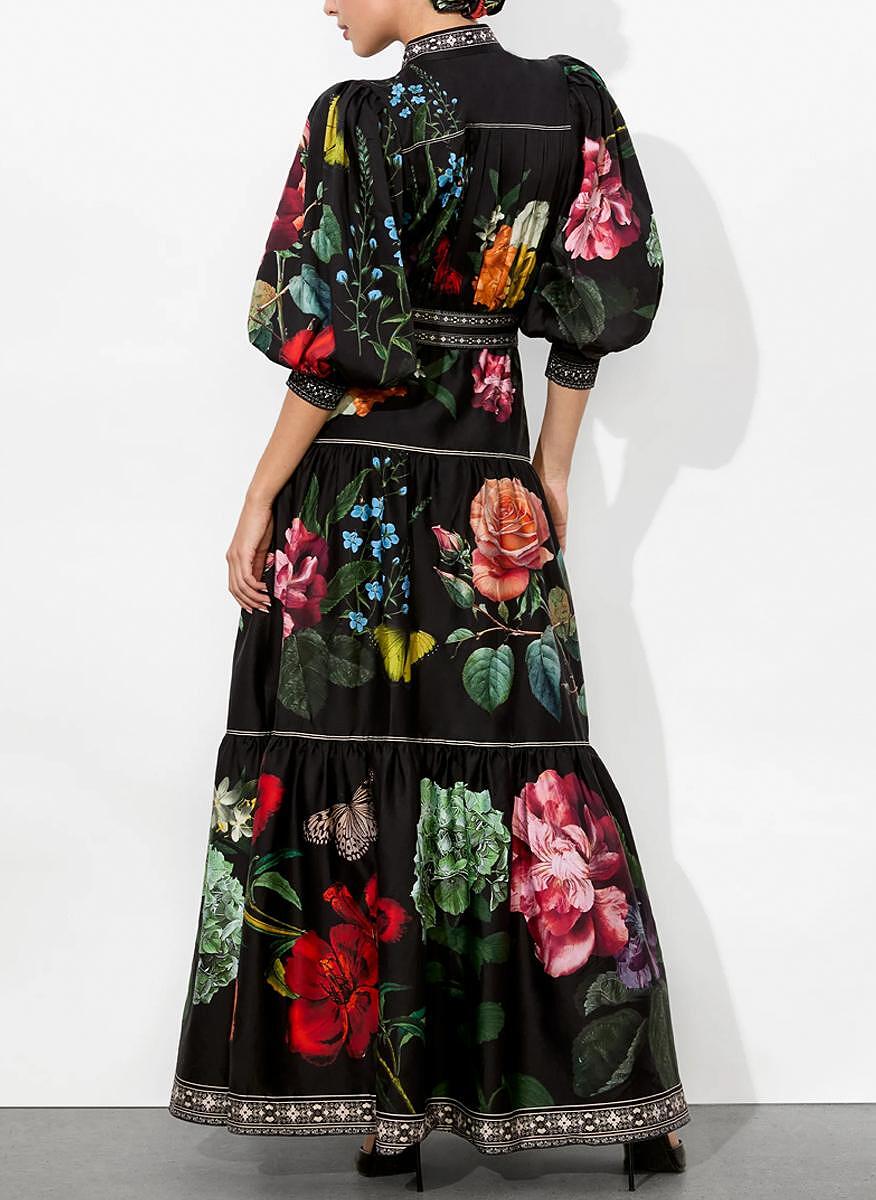 Рокля с принт 'Cora' Alice + Olivia