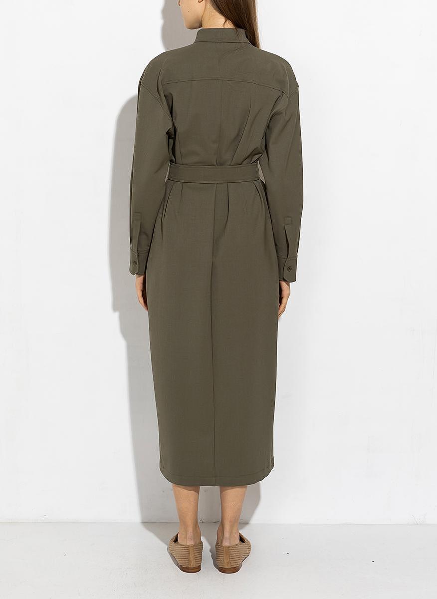 Рокля - риза от фина вълна Weekend Max Mara Clown