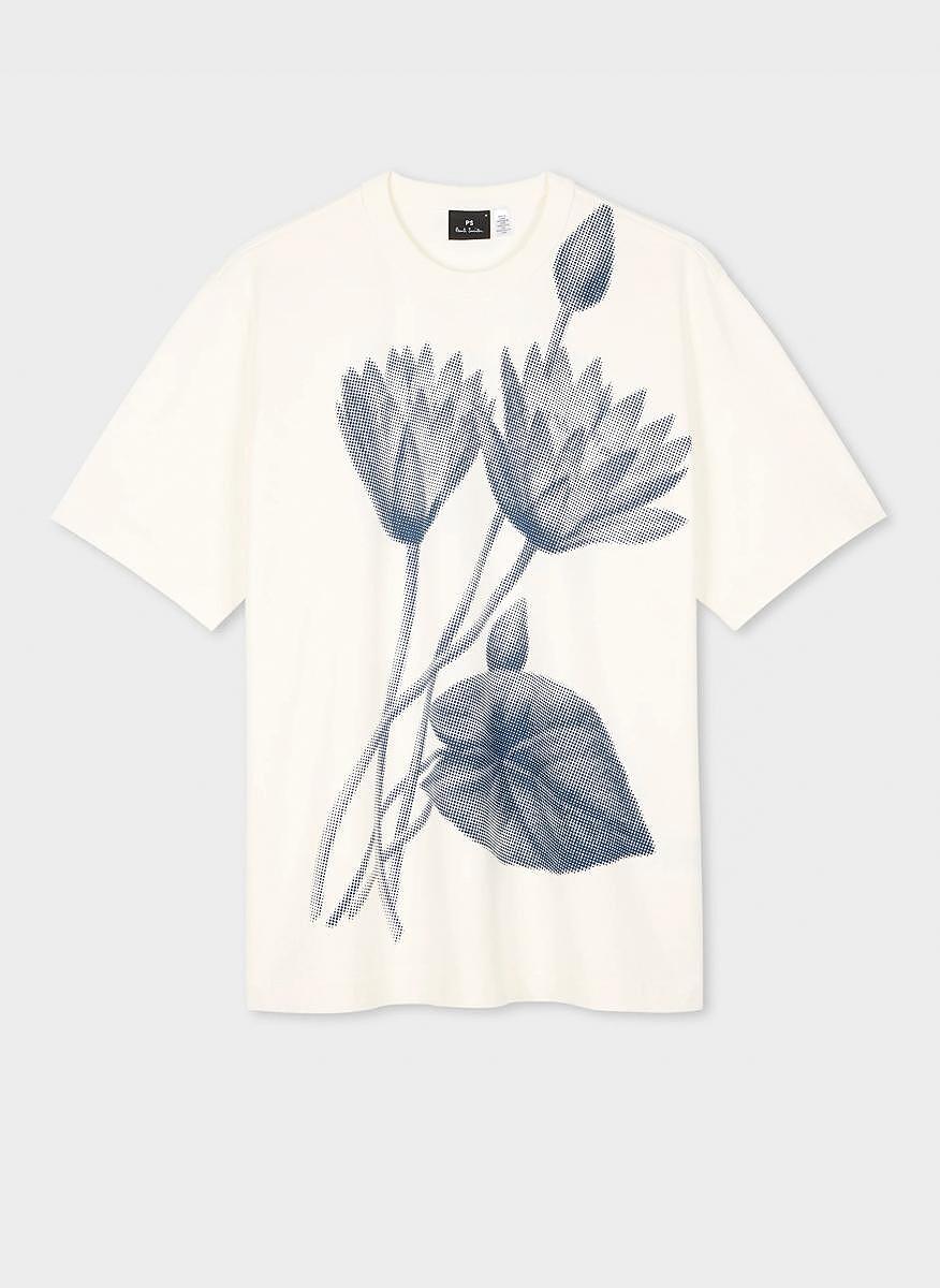 Тишърт с принт 'Half Tone Floral' PS Paul Smith