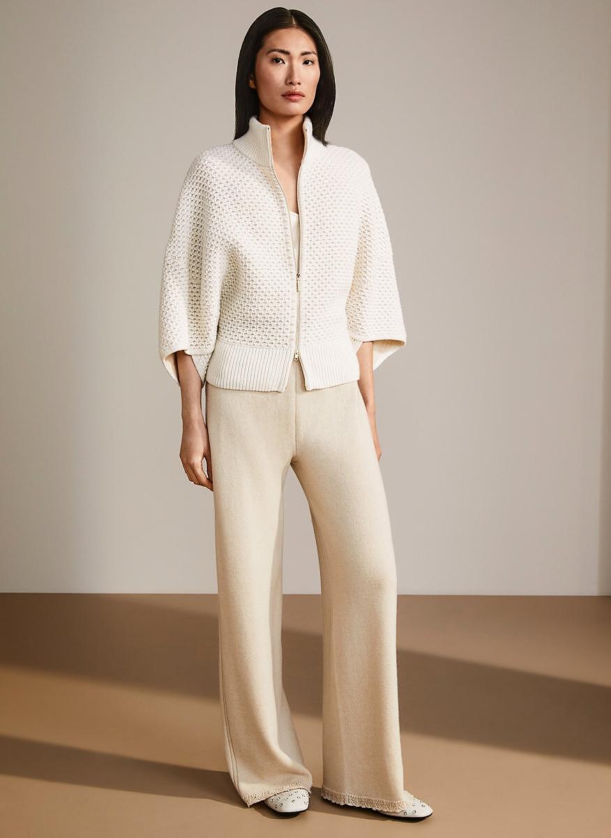 Панталон от фино плетиво с 'lace-look' детайл Marc Cain Additions
