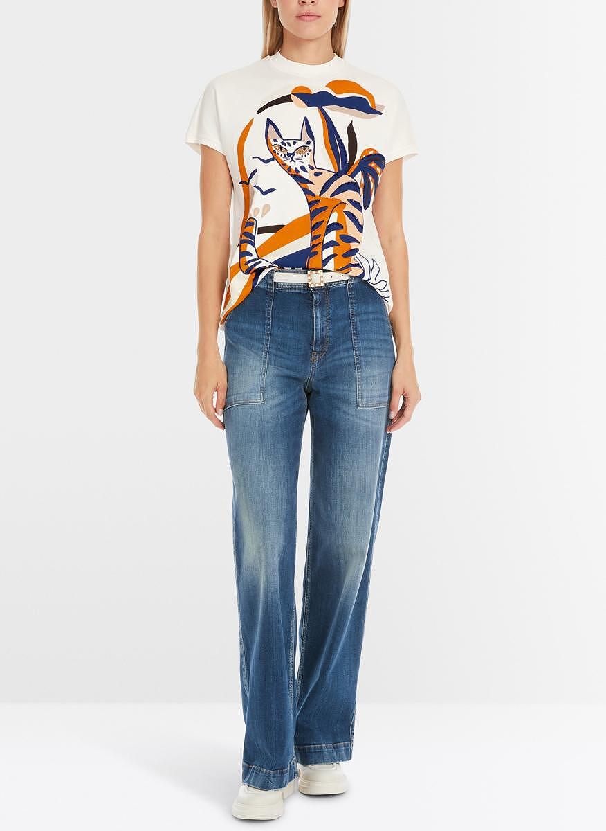 Тишърт с пайети и мъниста Marc Cain Collections