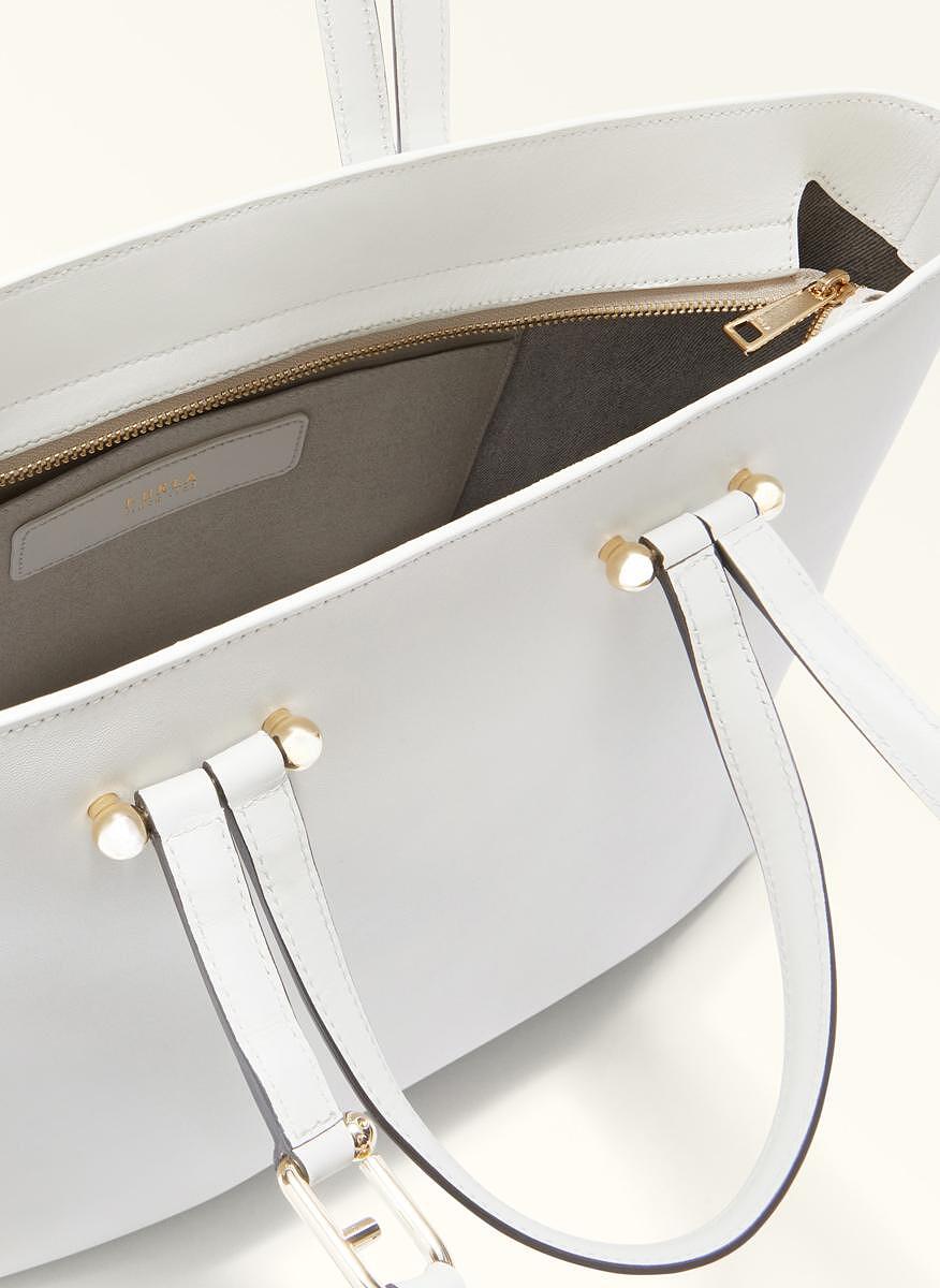 Чанта Furla Duetto Marshmallow Grigio