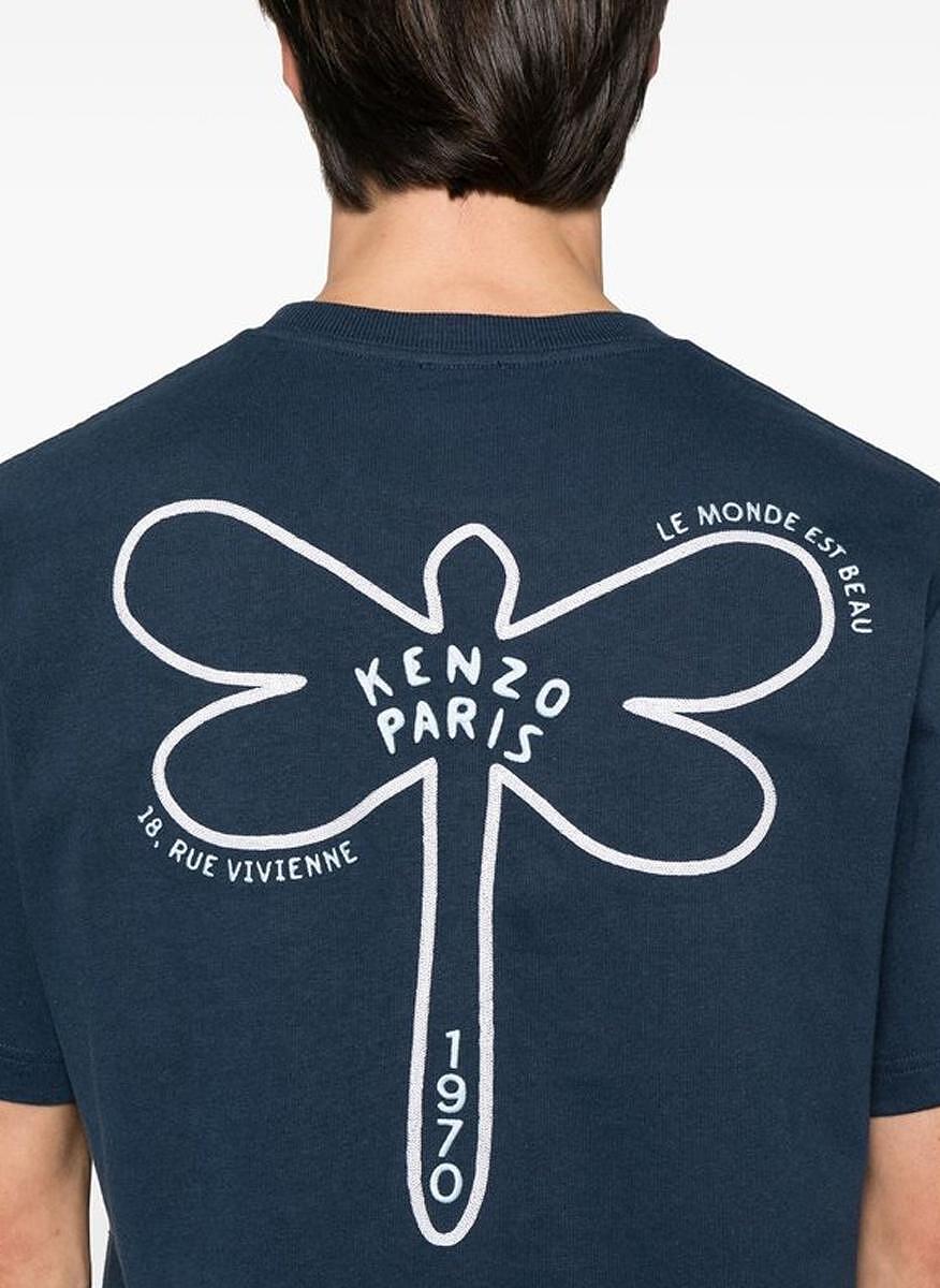 Тишърт с принт 'Dragonfly' Kenzo