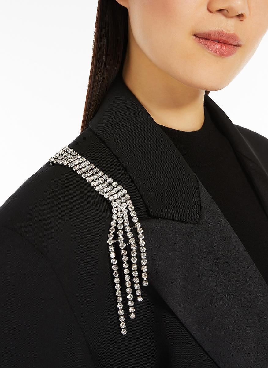 Брошка с декоративни кристали Weekend Max Mara Addi