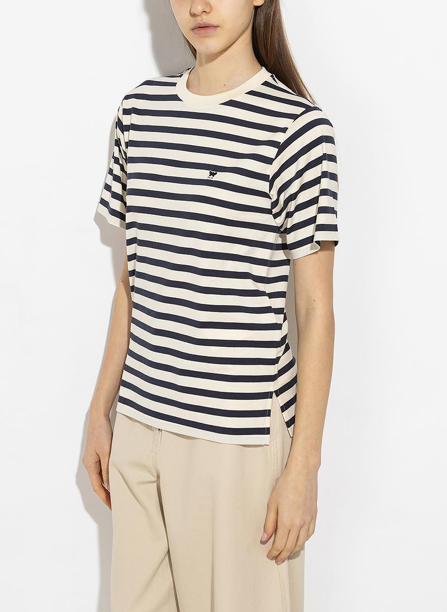 Тишърт с лого бродерия Weekend Max Mara Satrapo