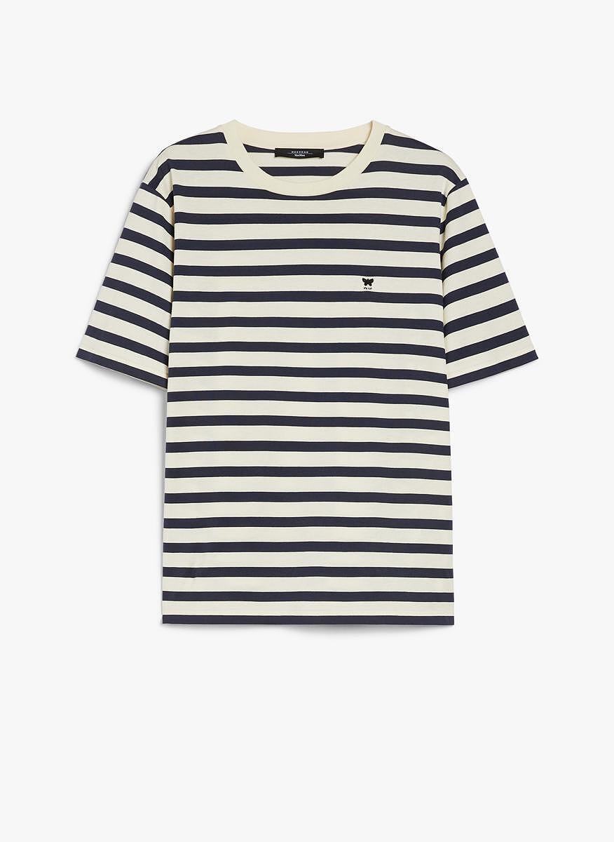 Тишърт с лого бродерия Weekend Max Mara Satrapo