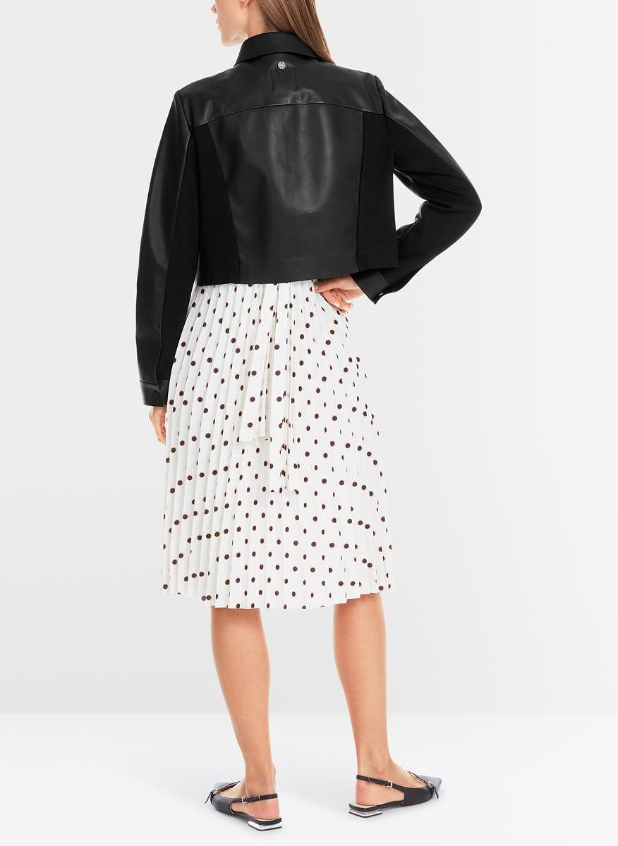 Кожено яке със скъсена дължина Marc Cain Collections
