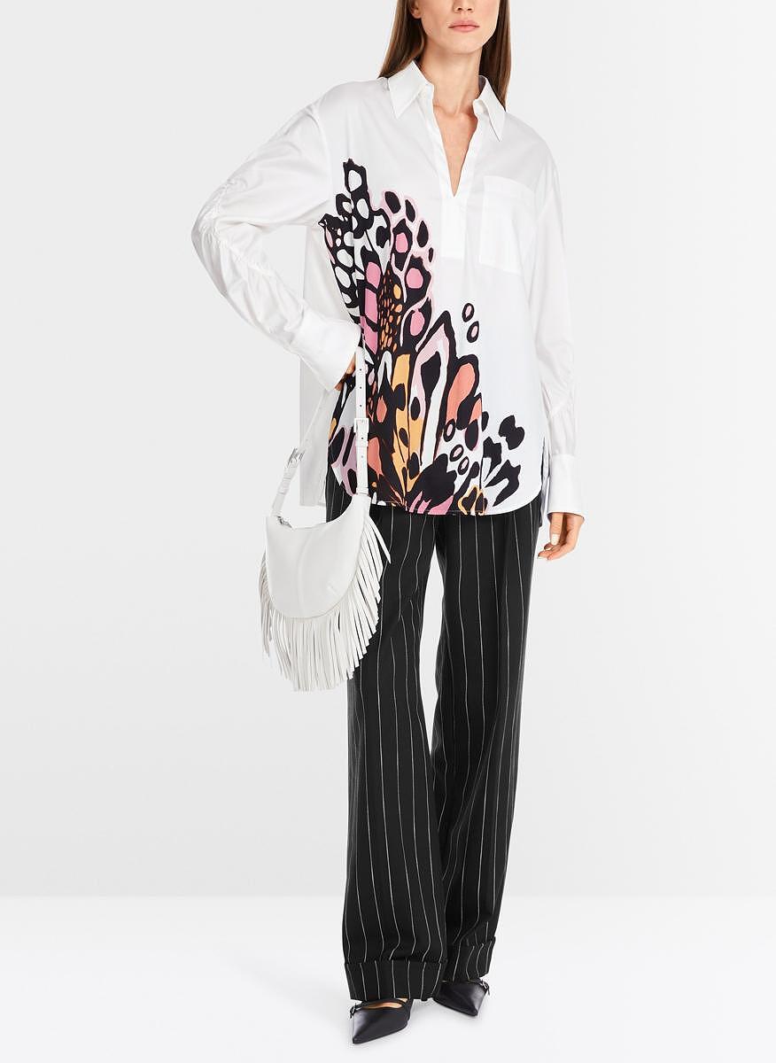 Блуза с принт Marc Cain Collections