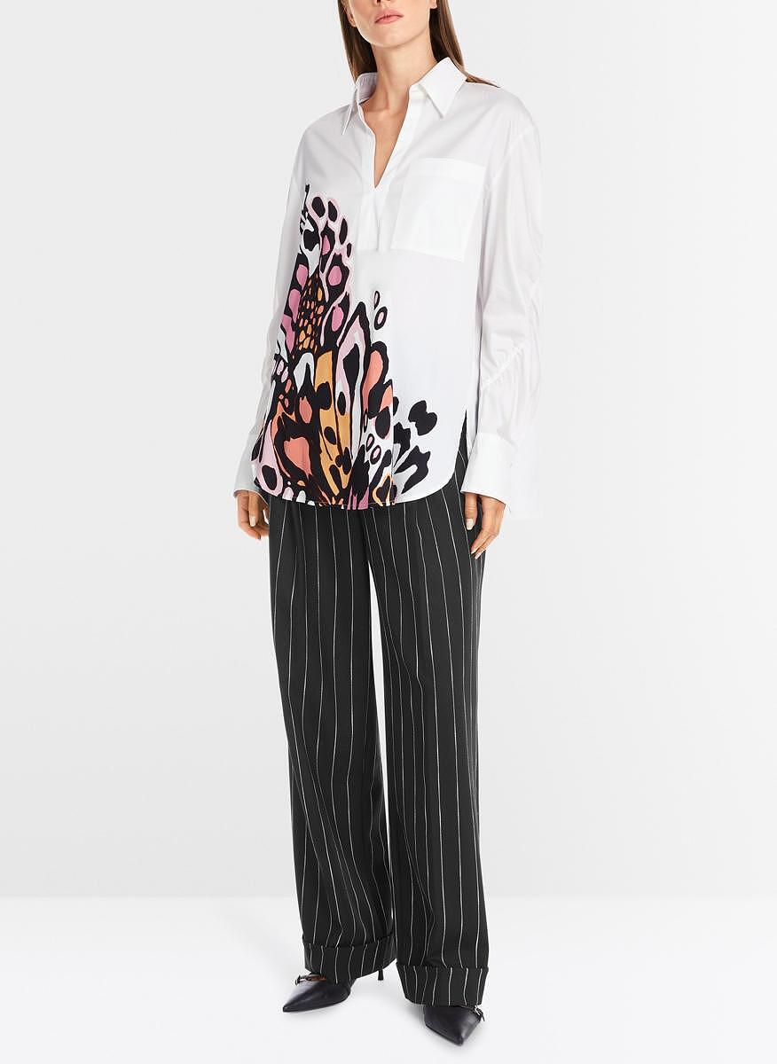 Блуза с принт Marc Cain Collections