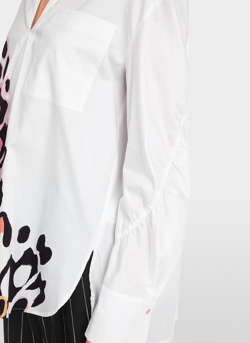 Блуза с принт Marc Cain Collections