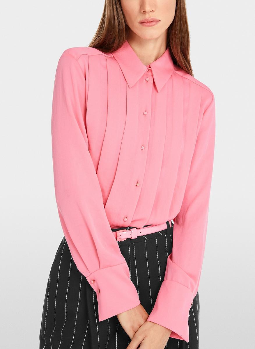 Риза с плисиран мотив Marc Cain Collections