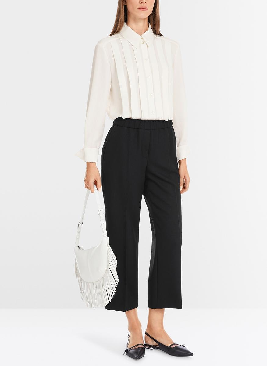 Риза с плисиран мотив Marc Cain Collections