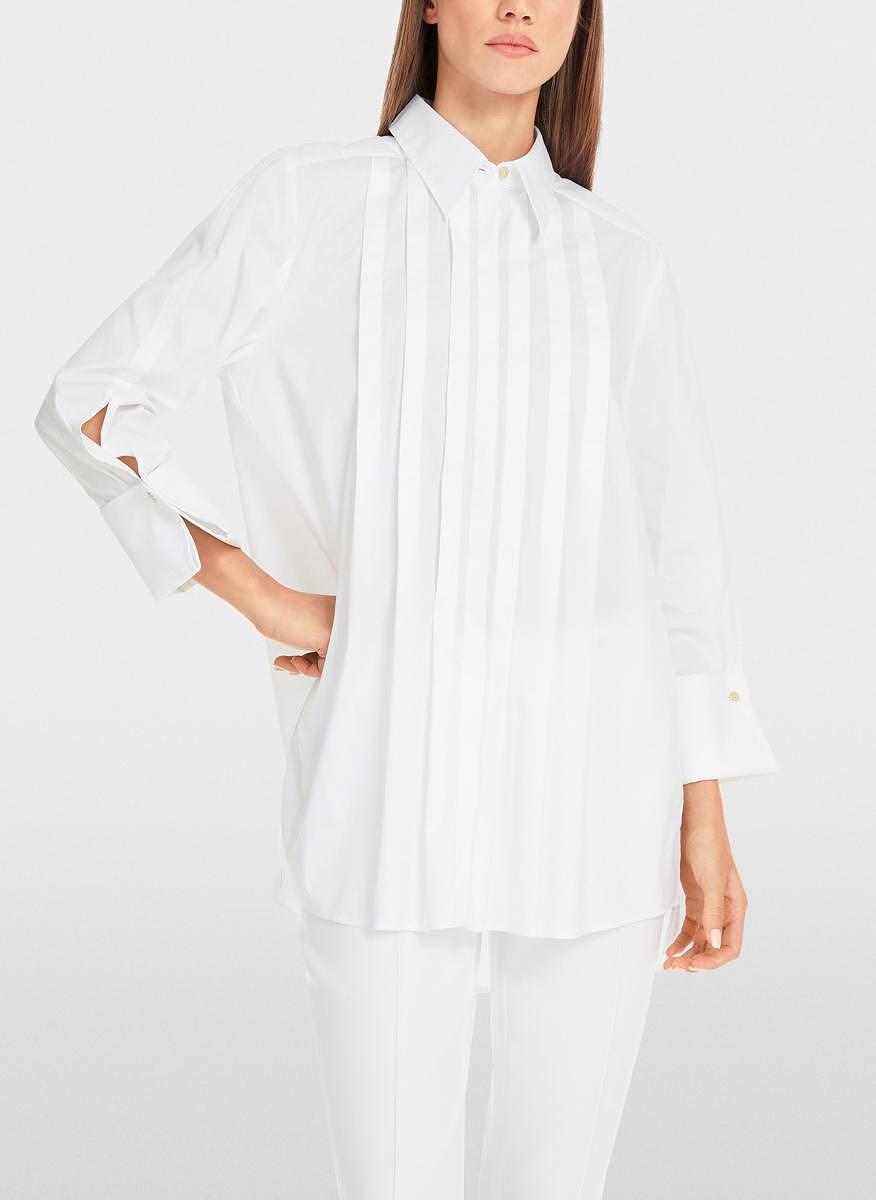 Риза с плисиран мотив Marc Cain Collections