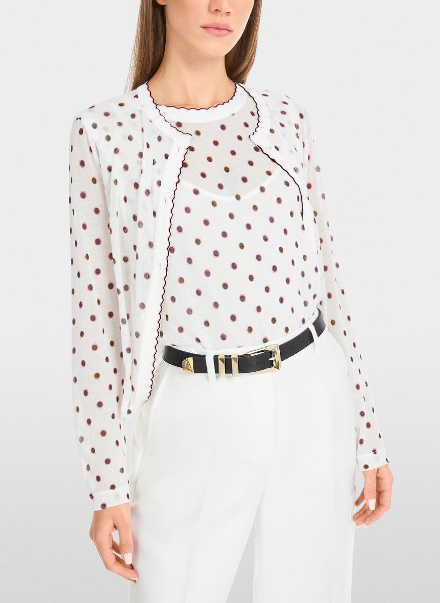 Колан с метални детайли Marc Cain Collections
