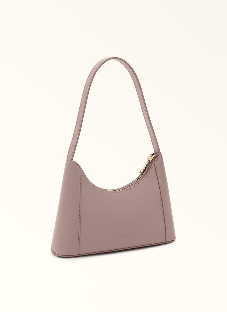 Мини чанта Furla Diamante Mauve
