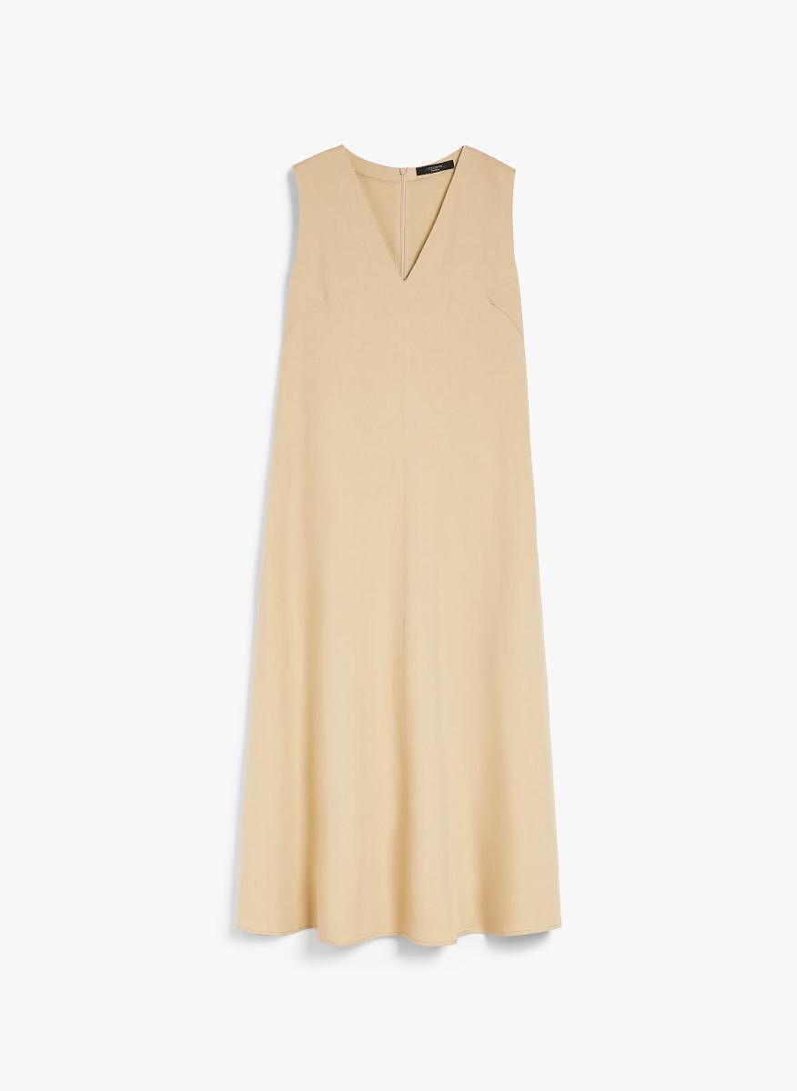 Рокля с лен Weekend Max Mara Egoista