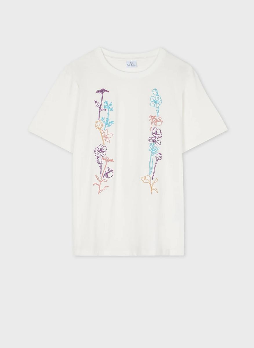 Тишърт с бродерия PS Paul Smith