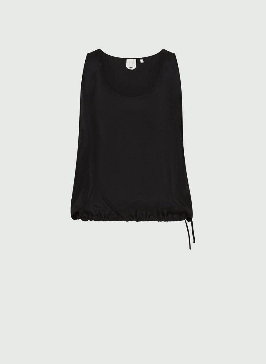 Топ от коприна Marella Monochrome Meana