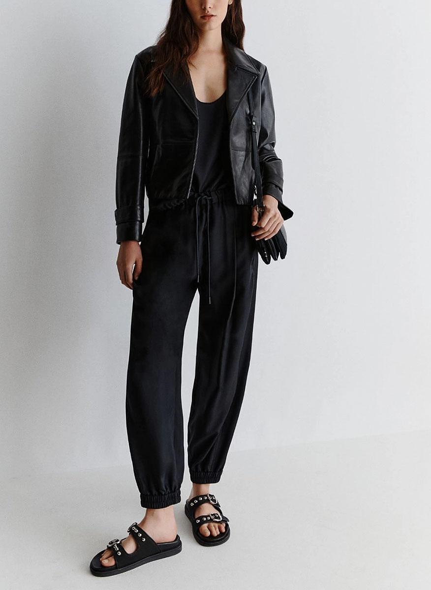 Топ от коприна Marella Monochrome Meana