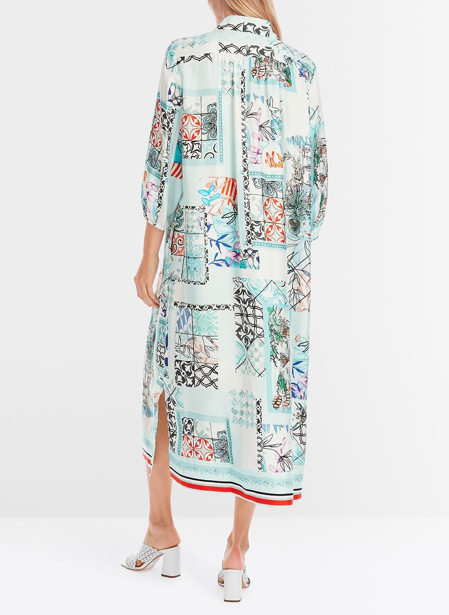 Рокля-риза от коприна 'Collage-like' Marc Cain Collections
