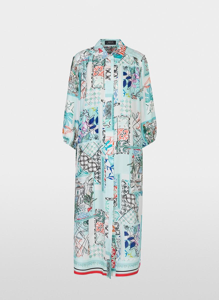 Рокля-риза от коприна 'Collage-like' Marc Cain Collections