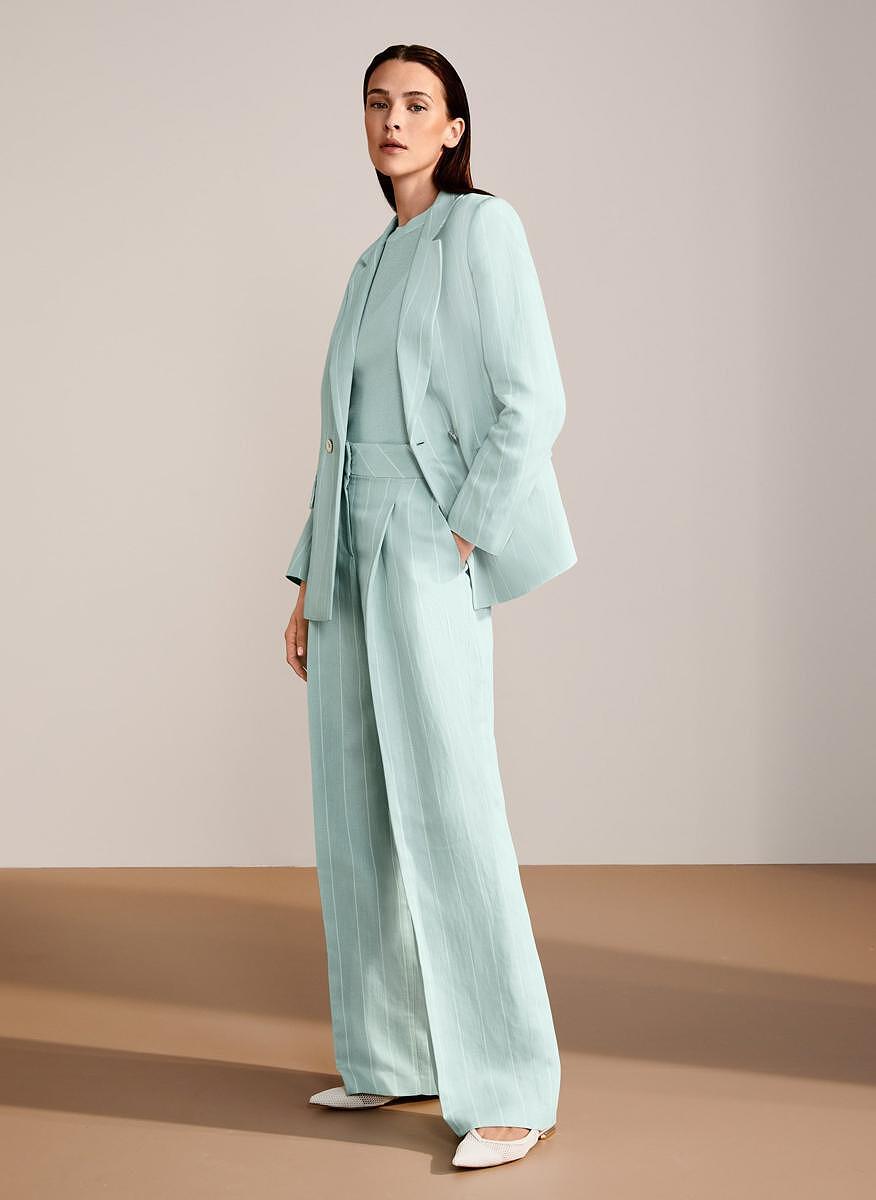 Сако с фино райе Marc Cain Collections