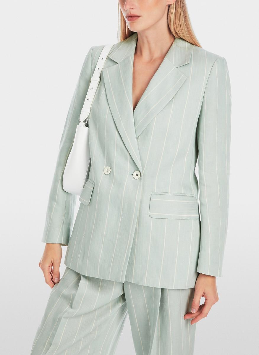 Сако с фино райе Marc Cain Collections