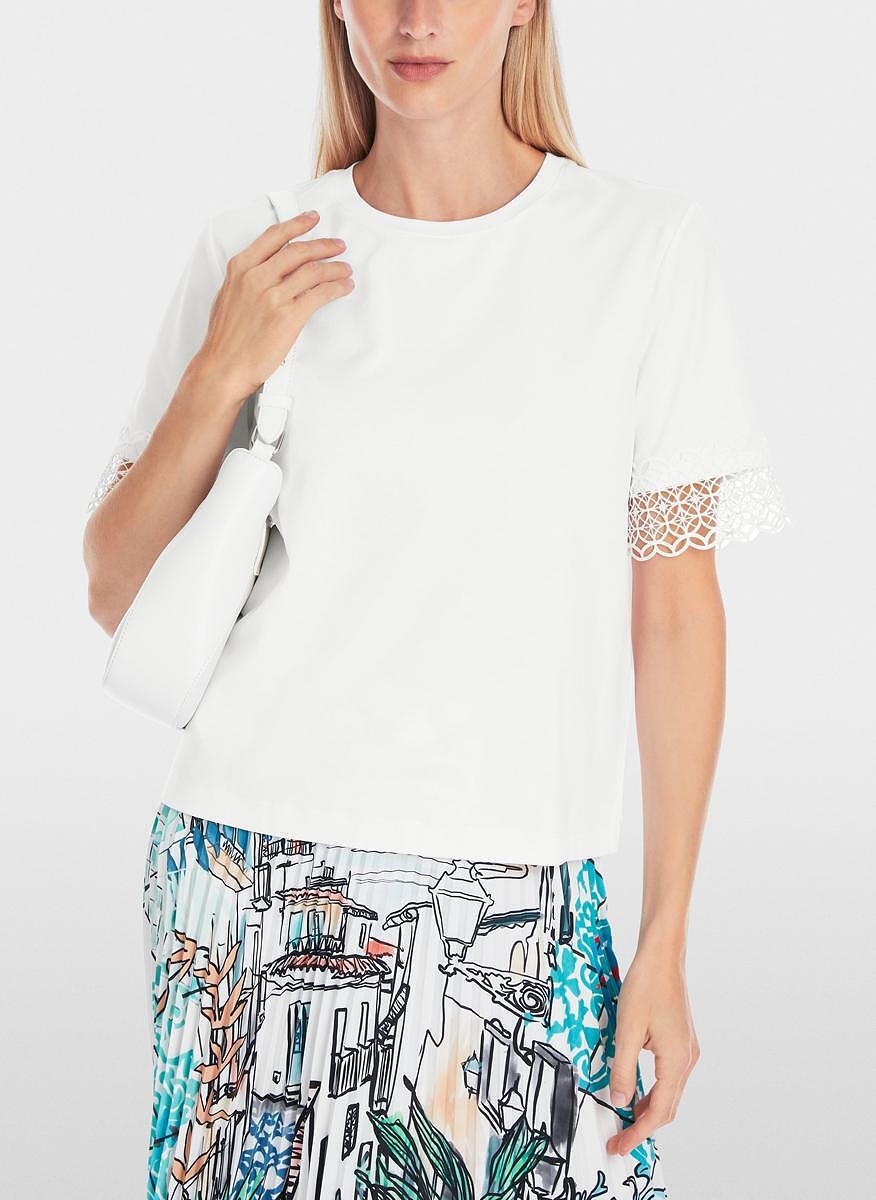 Тишърт с дантела Marc Cain Collections