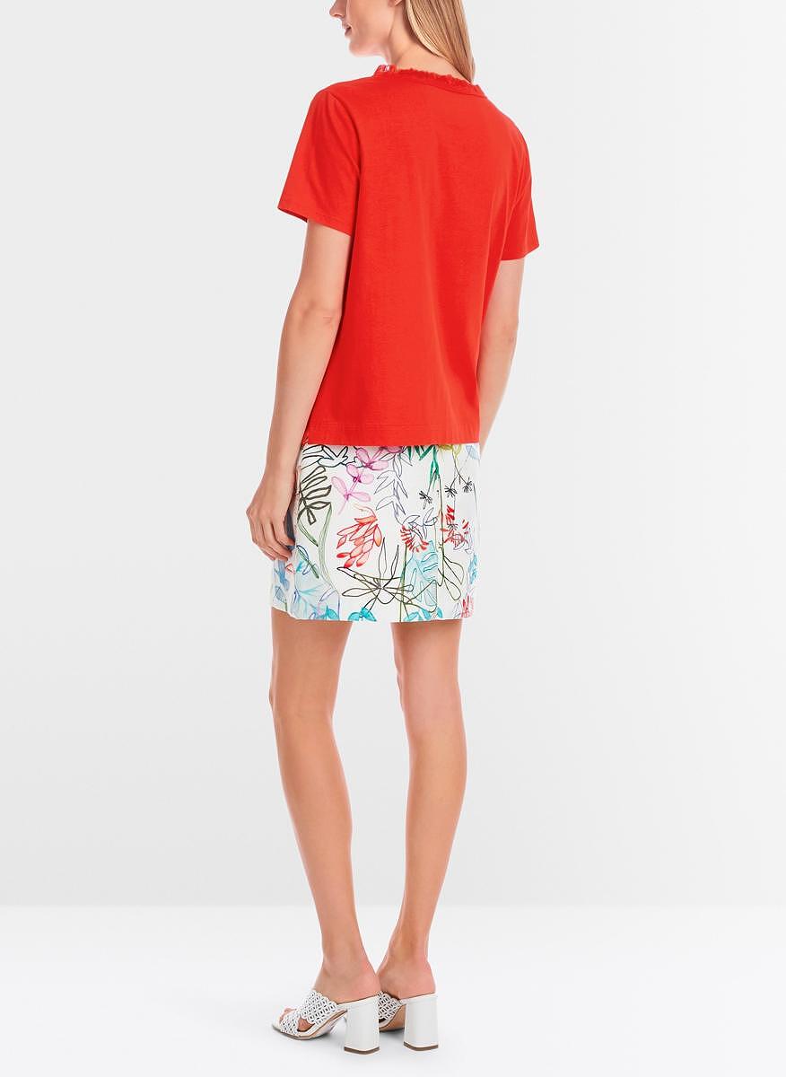 Тишърт с ресни Marc Cain Collections