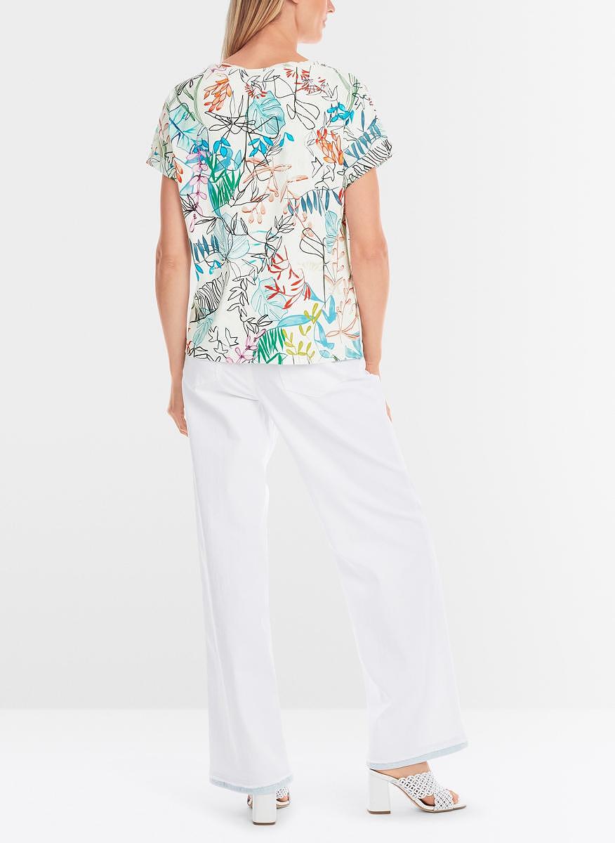 Тишърт с цялостен принт Marc Cain Collections