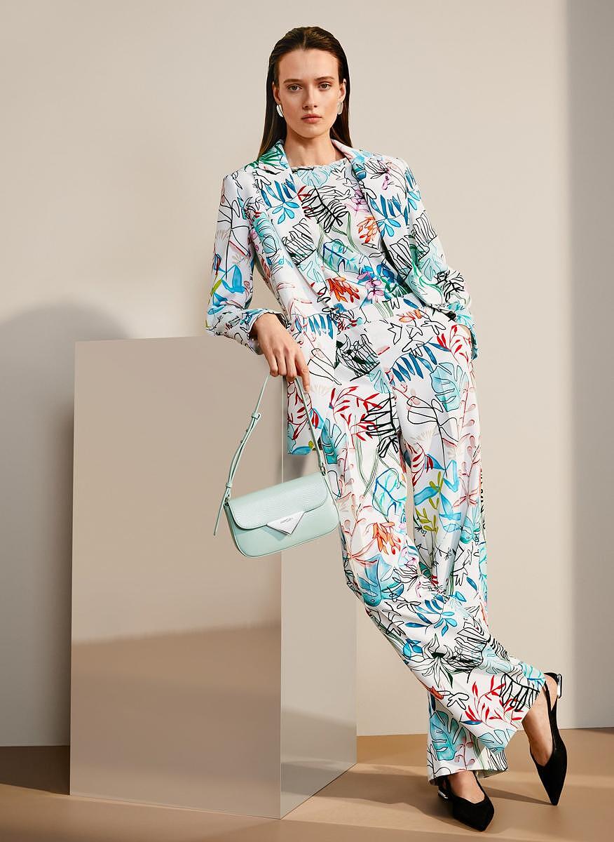 Тишърт с цялостен принт Marc Cain Collections