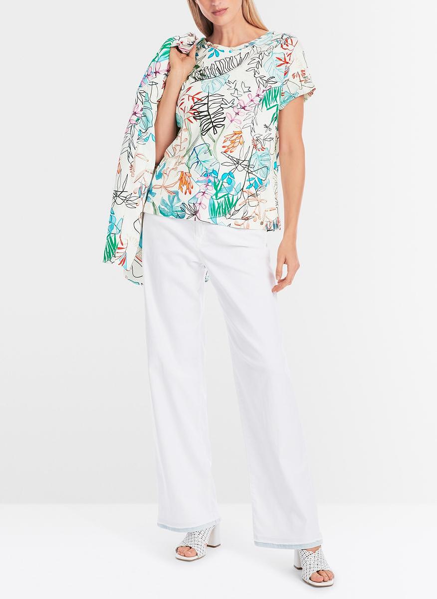 Тишърт с цялостен принт Marc Cain Collections