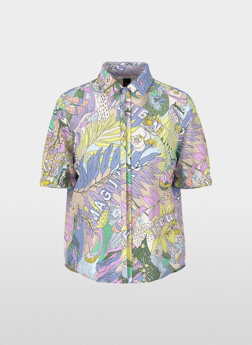 Риза с принт 'Hawaiian' Marc Cain Sports