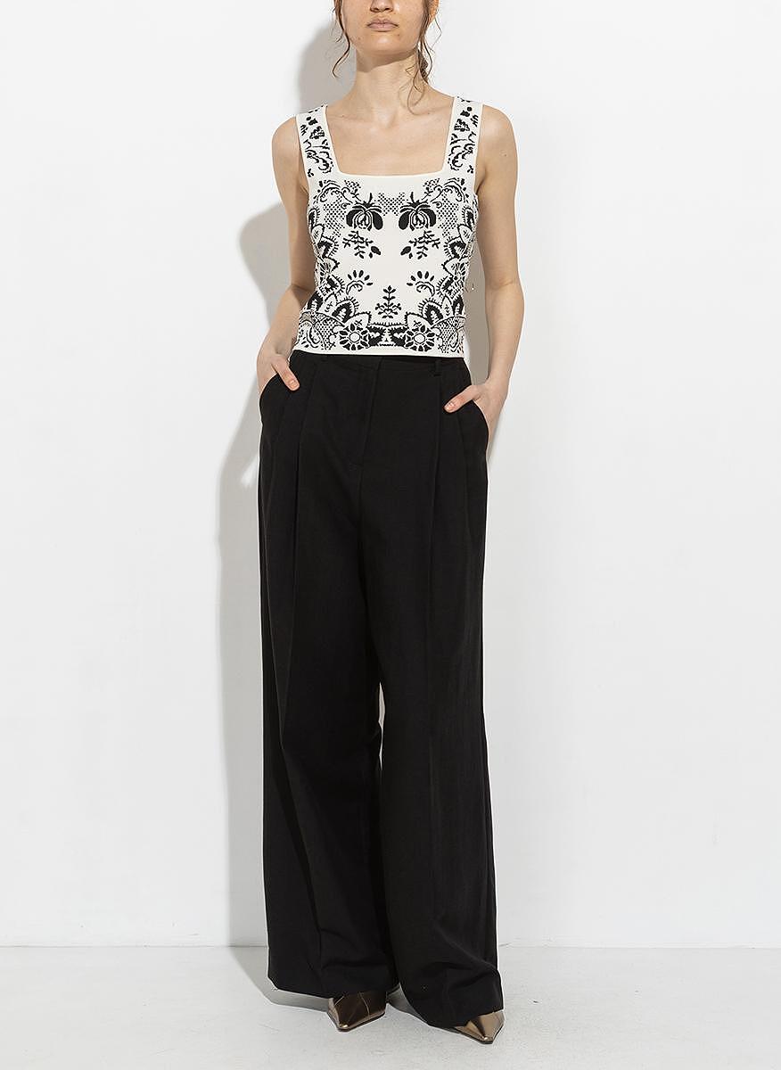 Топ от фино плетиво Weekend Max Mara Pilade