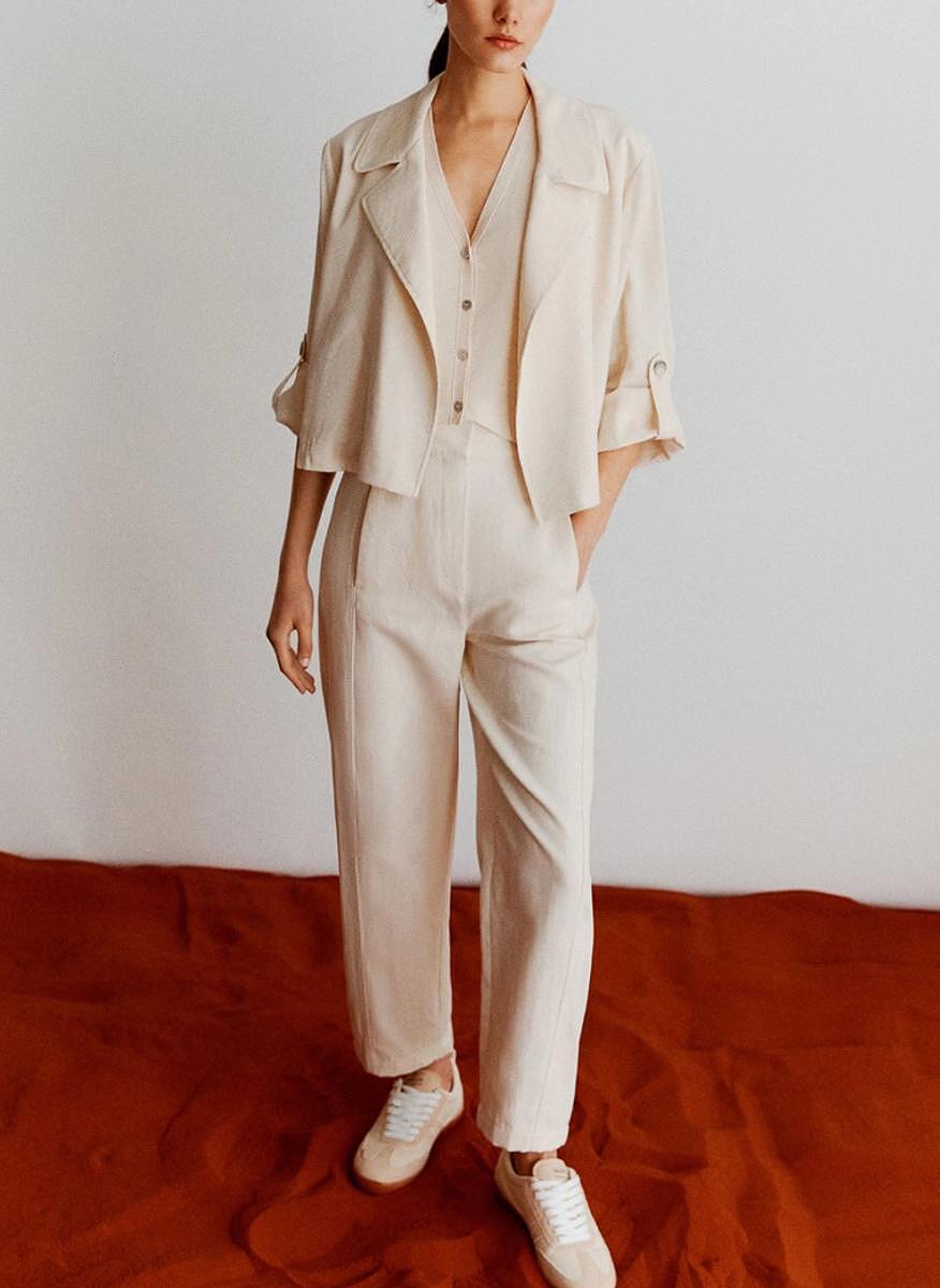 Панталон 'Carrot fit' Marella Monochrome Amato