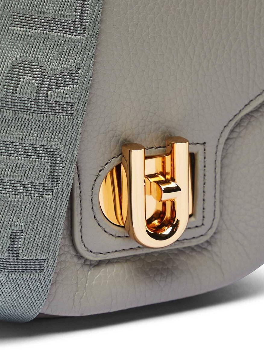 Мини чанта Furla Lotus Stucco Gray Toni Stucco Gray