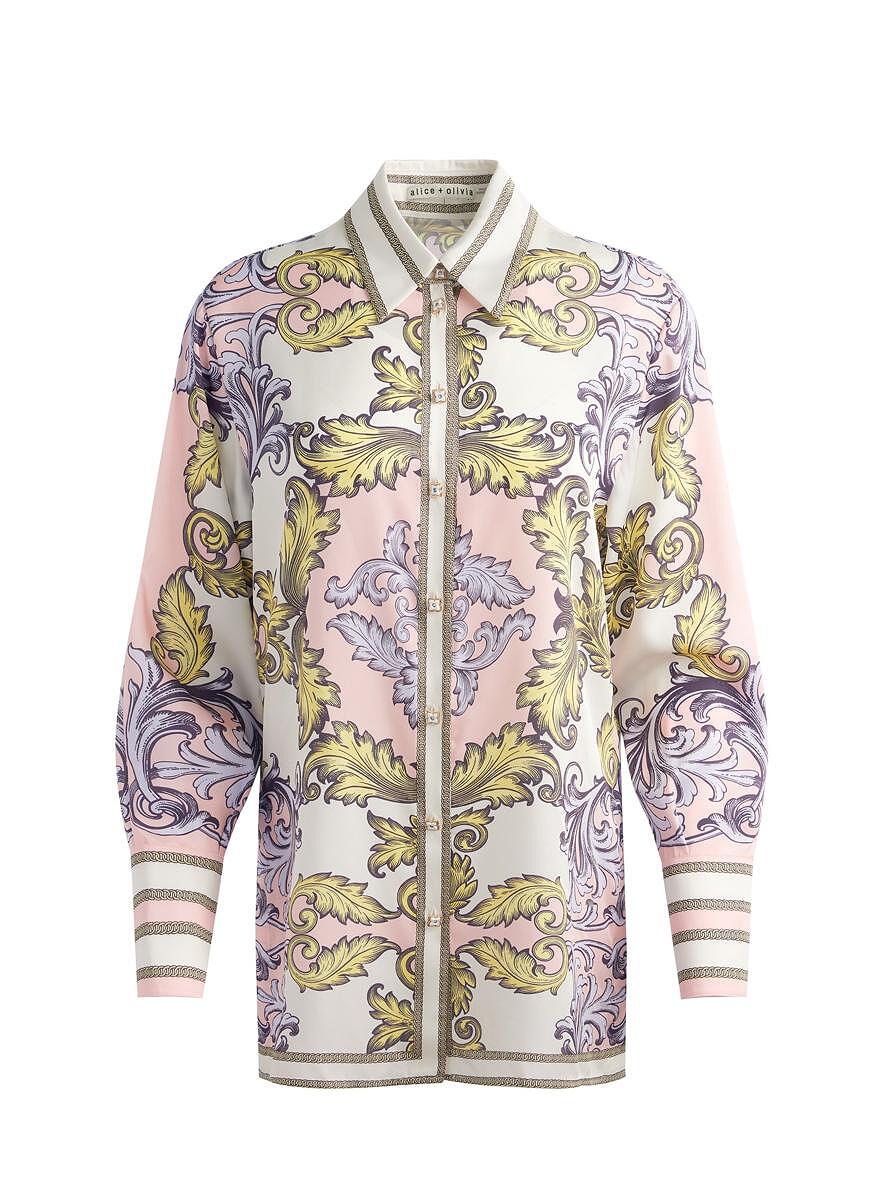 Риза с принт 'Lane' Alice + Olivia