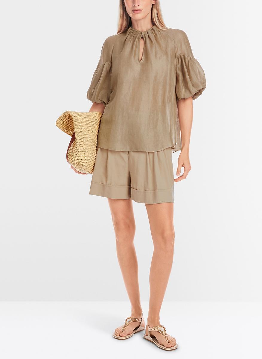 Блуза от лен и коприна Marc Cain Collections
