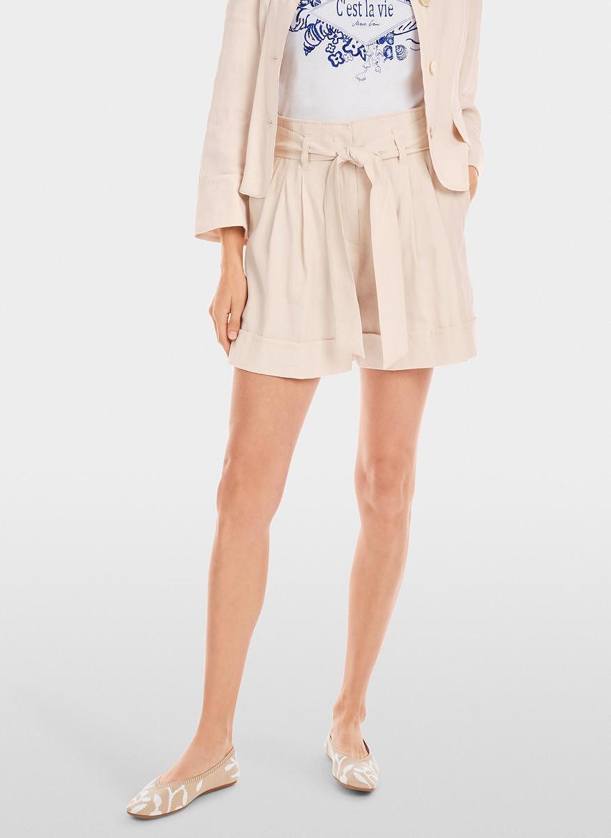 Къс панталон от лен Marc Cain Collections