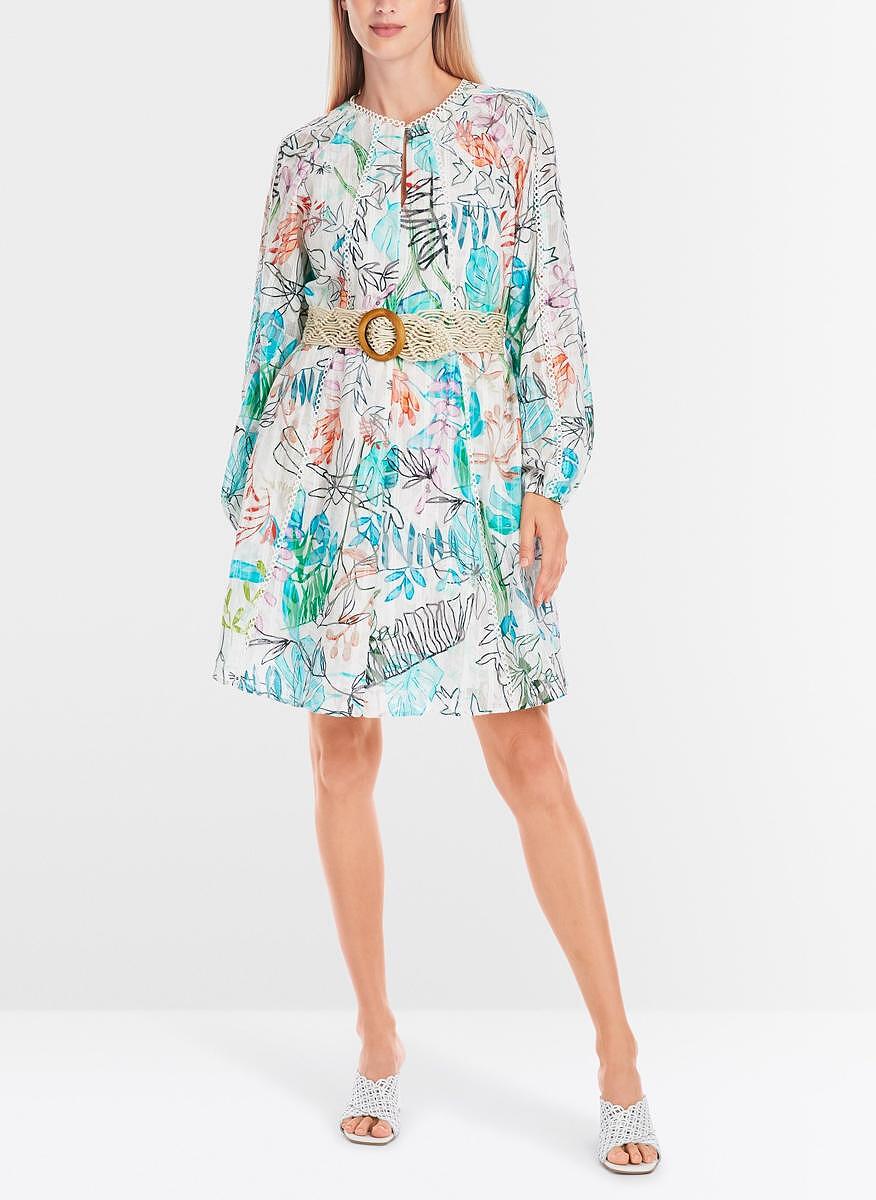 Рокля с тематичен принт Marc Cain Collections