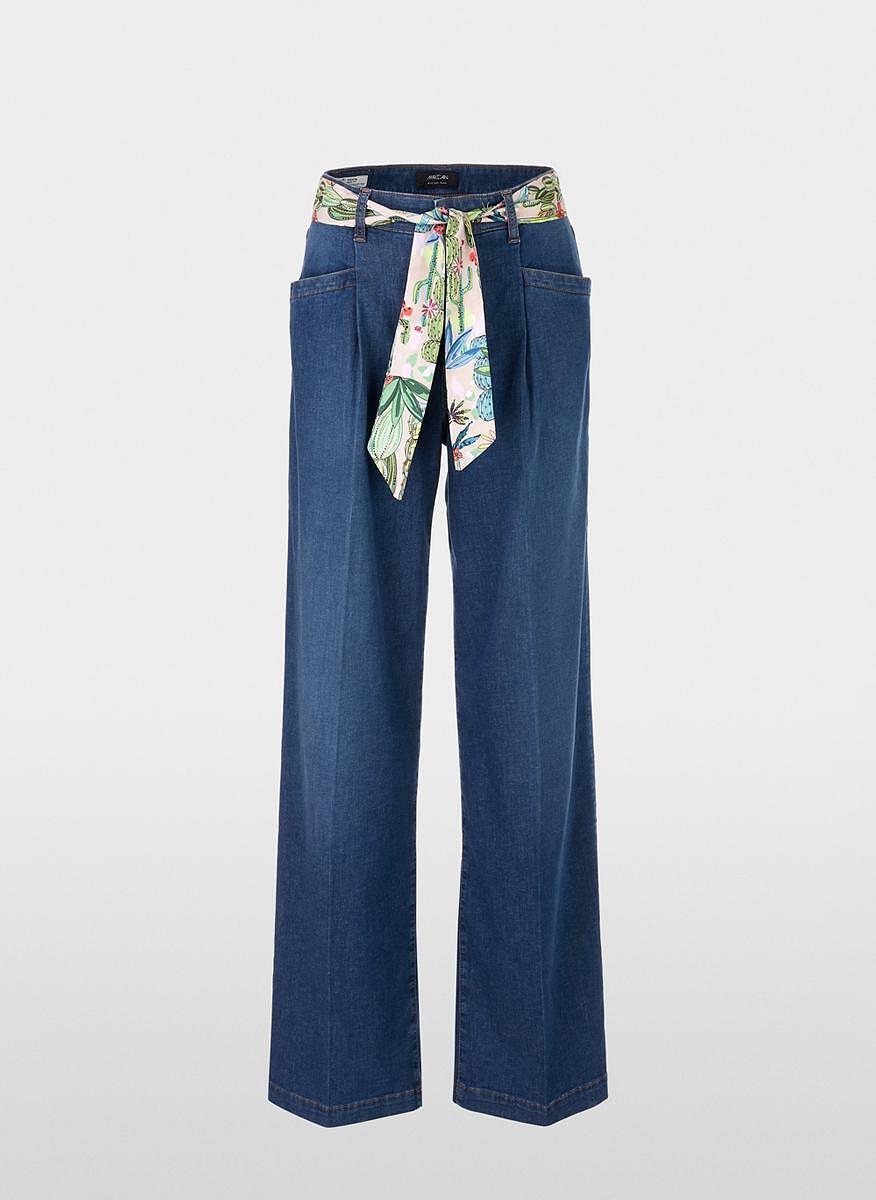 Деним с контрастен колан 'Wichita' Marc Cain Pants