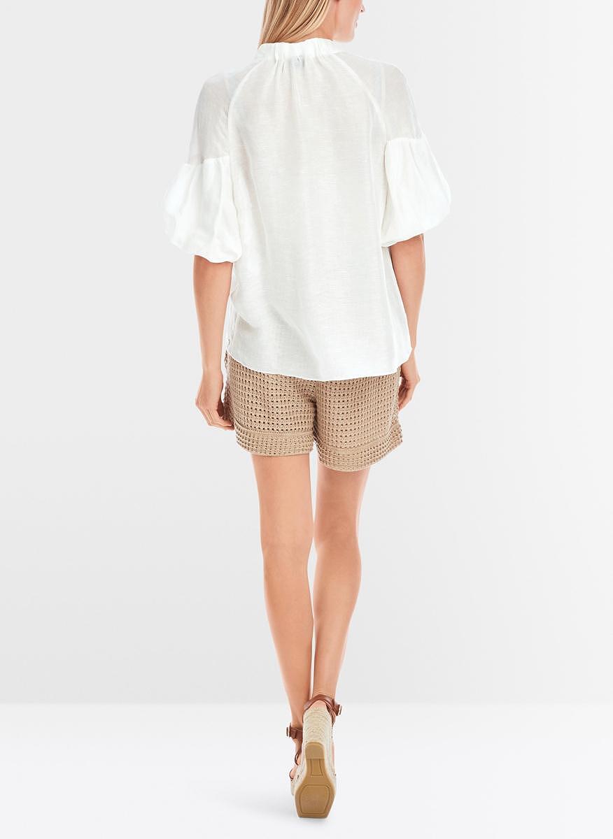 Блуза от лен и коприна Marc Cain Collections